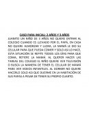 CASOS PARA ESCUELA DE PADRES