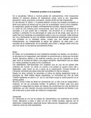 Problemas sociales en la actualidad