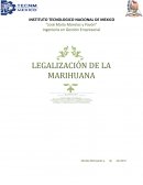 Legalizacion de la Marihuana. VENTAJAS ECONOMICAS DE SU LEGALIZACION