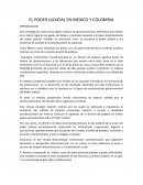 Diferencia entre el poder judicial de mexico y colombia