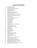 Las 65 ideas de negoscios