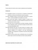 La química verde. Aplicaciones importantes de la química verde