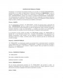 Contrato de trabajo prueba