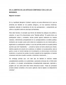 RESUMEN DE LA LIBERTAD DE LOS ANTIGUOS COMPARADA CON LA DE LOS MODERNOS