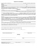 COMODATO DE CONFORMIDAD