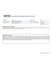 Materia primer grado. Página 1