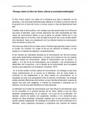 Ensayo sobre el libro de" Homo videns la sociedad teledirigida”