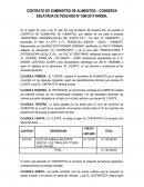 CONTRATO DE SUMINISTRO DE ALIMENTOS