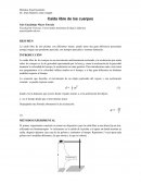 Caída libre de los cuerpos con diferentes masas
