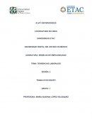 TENDENCIAS LABORALES SESIÓN: 2 TRABAJO EN EQUIPO