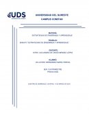 ENSAYO “ESTRATEGIAS DE ENSEÑANZA Y APRENDIZAJE”