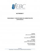 Paradigmas y concepciones de administración estratégica