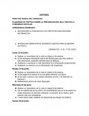 PRACTICA SOCIAL DEL LENGUAJE bitacora de español