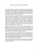Reporte de conferencia de Principios de Contabilidad