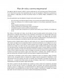 Plan de vida y carrera empresarial