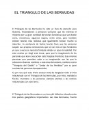 EL TRIANGULO DE LAS BERMUDAS teorias