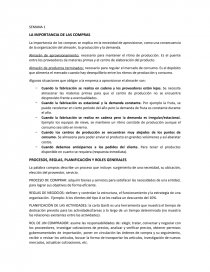 La importancia de las compras. Página 1