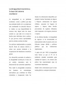 La desigualdad económica, la base del sistema neoliberal