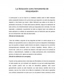 La Abducción como herramienta de interpretación