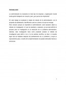 Objeto de estudio de la administración