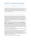El Derecho Internacional. Las fuentes del derecho internacional