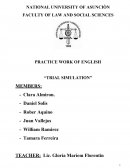 SIMULACIÓN DE JUICIO