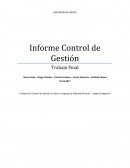 Informe Control de Gestión