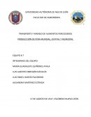 TRANSPORTE Y MANEJO DE ALIMENTOS PERECEDEROS PRODUCCIIÓN DE PÉRA MUNDIAL, ESTATAL Y MUNICIPAL