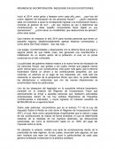 RÉGIMEN DE INCORPORACIÓN. INEQUIDAD EN SUS EXCEPCIONES