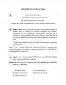 Espíritu Santo manda tu fuego