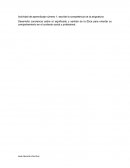 Actividad de aprendizaje número 1: escribe la competencia de la asignatura