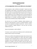 ¿Te has preguntado cómo es una fábrica de chocolates?