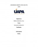 Medio ambiente y sociedad. Educación Ambiental