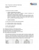 Programación lineal. Disminución de costos en la cafetería