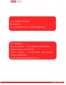 TRABAJO ENGLISH BUSINESS PROGRAM