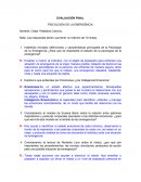 EVALUACIÓN FINAL PSICOLOGÍA DE LA EMERGENCIA