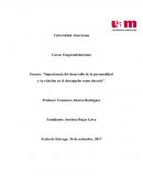 Importancia del desarrollo de la personalidad y su relación en el desempeño como docente