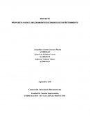 PROYECTO PROPUESTA PARA EL MEJORAMIENTO ESCENARIOS DE ENTRETENIMIENTO