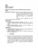 CASO: FISCAL: DELITO: Robo Agravado