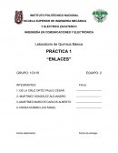 Laboratorio de Química Básica PRÁCTICA 1 “ENLACES”