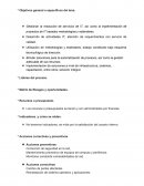 Tenologia. Objetivos general o específicos del área