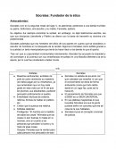 Sócrates: Fundador de la ética