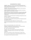 DESCUBRIMIENTO DE AMERICA. NARRADOR. CRISTOBAL