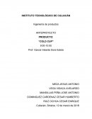 ANTEPROYECTO PRODUCTO: “COLD CUP”