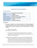 Formato: Plan de carrera profesional