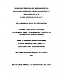LA AMENAZA PARA LA HUMANIDAD DURANTE EL GOBIERNO DE DONALD TRUMP