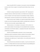 Simmel, Georg 2002 [1903] “La metrópoli y la vida mental” en Sobre la individualidad y las formas sociales
