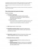 Análisis y la descripción de un puesto de trabajo del departamento de atención al cliente en una compañía de seguros de ámbito nacional