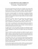 La magnificencia de lo ridiculo