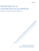 IMPORTANCIA DE UNA BUENA CONTABILIDAD EN LAS EMPRESAS